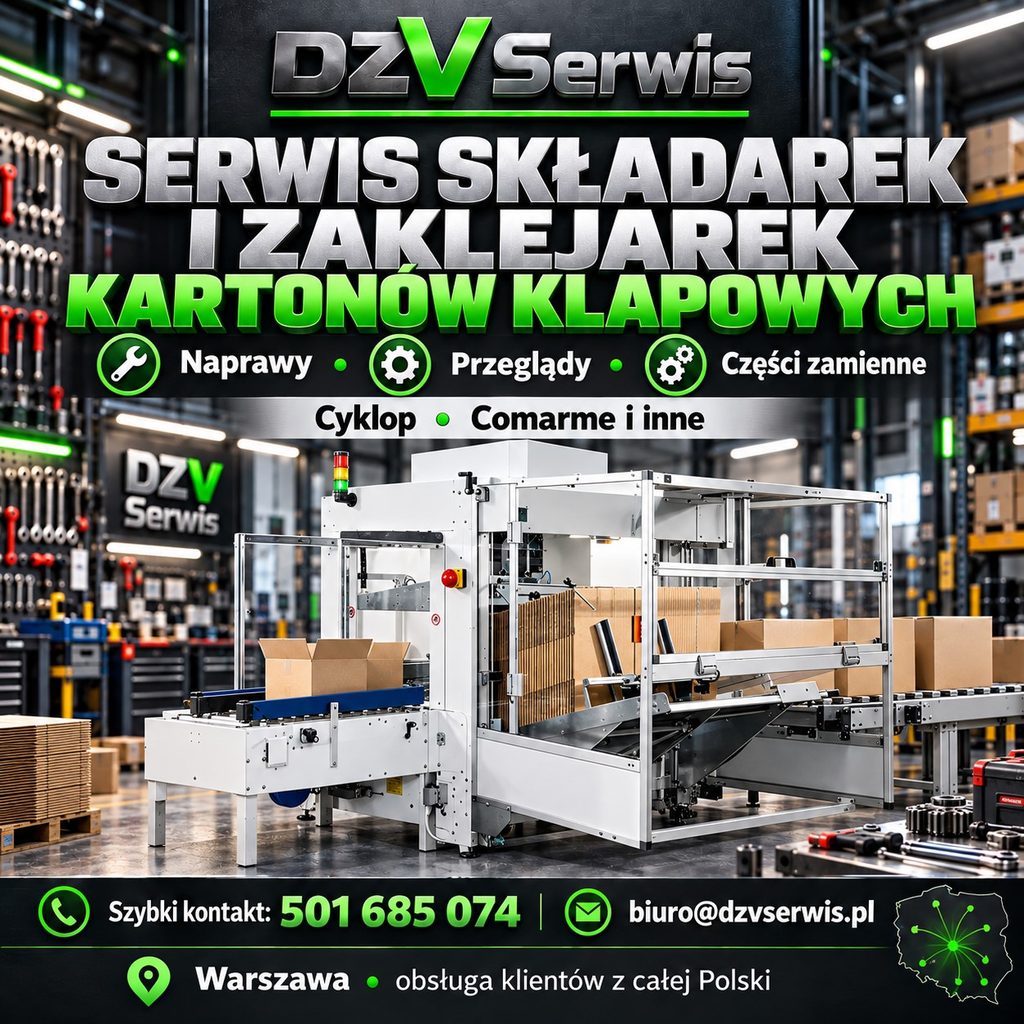 DZV Serwis Składarki i zaklejarki kartonów klapowych